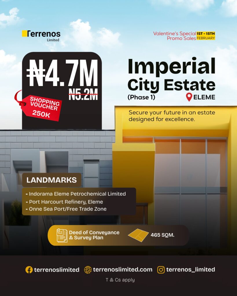 Safe buy and build in Eleme, Port Harcourt